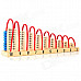 JIWANG XM-3010 1 + 1 Wooden Calculation Toy Shelf - Multicolored