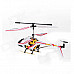 Mini Rechargeable 3-CH IR Remote Control R/C Helicopter - White + Red + Black