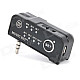 3.5mm FM Transmitter Car Music Player w/ Car Charger for Iphone / Ipad / MP3 - Black