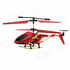 Rechargeable 3-CH IR Remote Control R/C Helicopter - Red