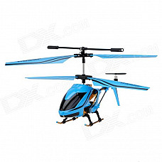 Rechargeable 3-CH IR Remote Control R/C Helicopter - Blue