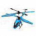 Rechargeable 3-CH IR Remote Control R/C Helicopter - Blue