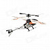 Rechargeable Alloy 3-CH Iphone / Ipad / Ipod Remote Control R/C Helicopter w/ Gyroscope - Orange