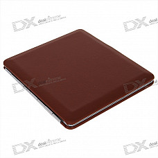 Thin Brown Leather Cigarette Case (Holds 10)