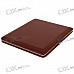 Thin Brown Leather Cigarette Case (Holds 10)