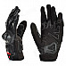 Scoyco Sporty Full-Finger Anti-Slip Motorcycle Gloves - Black (Pair / L Size)