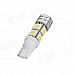 T10 4.5W 350lm 9x5050 SMD LED White Light Car Clearance / Dome / Dashboard Lamp