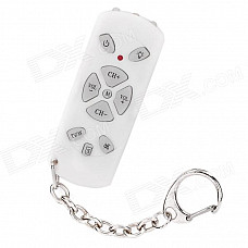 Ultra-Fast Auto Code Search Universal Mini TV Remote Keychain with LED Flashlight