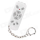 Ultra-Fast Auto Code Search Universal Mini TV Remote Keychain with LED Flashlight