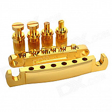 Tune-O-Matic Bridge & Studs Set for LP Electric Guitar - Golden