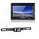 2-in-1 7" LCD Car Vehicle Rearview Mirror Monitor + 2.4GHz Wireless Camera w/ 7 IR LED Set - Black
