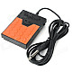 Daphon DF1178 Universal Electronic Keyboard Sustain Pedal - Black + Orange (6.35 Jack)