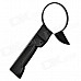 Funny Toy Plastic Knife Thorough Head Prop for Halloween - Silver + Black