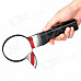 Funny Toy Plastic Knife Thorough Head Prop for Halloween - Silver + Black