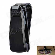 Car Vehicle Sun Visor Clip Sunglasses / Eyeglass Holder - Black