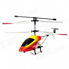 Rechargeable 3.5-CH 49MHz Remote Controlled R/C Helicopter - Yellow + Red + Black