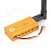 5.8GHz 1W Wireless Transmitter Receiver Kit - Silver + Yellow