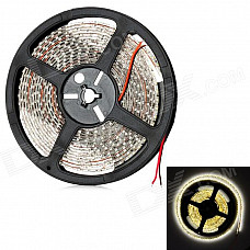 Waterproof 48W 2400lm 600x3528 SMD LED Warm White Light Car Decoration Strip (5m)