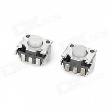 Replacement LR Left Right Button Trigger Switch for Nintendo DSi - White (2 PCS)