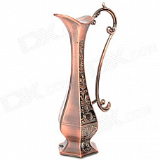 Retro Wine Pot Style Butane Gas Lighter - Antique Golden