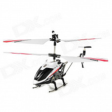 Rechargeable 3.5-CH IR Remote Controlled R/C Helicopter w/ Gyro - White