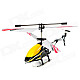 Rechargeable 3.5-CH IR Remote Controlled R/C Helicopter w/ Gyro - Yellow + Black + White