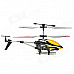 Rechargeable 3.5-CH IR Remote Controlled R/C Helicopter w/ Gyro - Yellow + Black + White