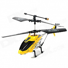 Mini 2.5-CH IR Remote Controlled R/C Helicopter - Yellow + Black + Silver