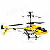 Mini 2.5-CH IR Remote Controlled R/C Helicopter - Yellow + Black + Silver