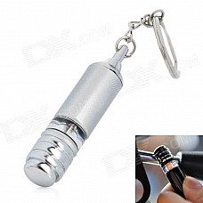 Car Anti-Static / Static Electricity Discharger Keychain - Silver