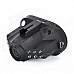 Mini 1.5" TFT 5.0MP Wide Angle Car DVR Camcorder w/ 12-LED IR Night Vision - Black