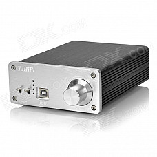 TDA7492 DAC Decoding Digital Amplifier w/ USB / Coaxial / Fiber-Optic - Black