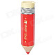 Creative Pencil Style Butane Gas Lighter - Red