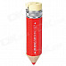 Creative Pencil Style Butane Gas Lighter - Red