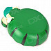 Little Soldier Eating Big Watermelon Style Ashtray - Green + Red + Black + White