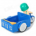 Little Soldier Ride on Cleaning Tricycles Style Ashtray - Blue + Green + Beige + Black