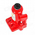 Hydraulic Bottle Lifting Jack Style Butane Gas Lighter - Red