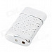 Windproof Zinc Alloy Electroplating Butane Jet Lighter - Silver