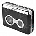 BFQ-03 USB Cassette Capture - Silver + Black (2 x AA)