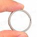 Simple Stainless Steel Key Rings - Silver (25 PCS)