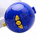 CS-882 Mini 5W Megaphone Loudspeaker Bullhorn Amplifier - White + Blue (6 x AA / 2-Flat-Pin Plug)