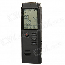 T-60 1.6" LCD Digital Voice Recorder + MP3 Player Kit - Black (4GB)