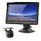 5" LCD Display Screen Car Rear-View Suction Cup Security Monitor - Black (480 x 800 Pixels)