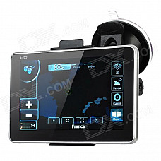 ST-5505 5" Touch Screen LCD WinCE 6.0 GPS Navigator w/ FM + Internal 4GB Europe Map - Black