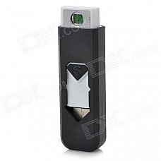 USB Rechargeable Electronic Cigarette Lighter - Black