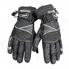 Scoyco MC15-L Full-Fingers Motorcycle Racing Gloves - Black (Pair / Size L)