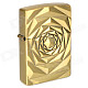 Rose Pattern Fuel Fluid Lighter - Golden