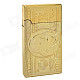 Novelty US Dollar Gold Bar Style Windproof Butane Lighter - Golden