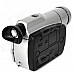 Camcorder Style Butane Lighter w/ Lamp - Silver + Black (1 x AG3)