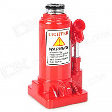 Jack Pattern Aluminum Alloy + Plastic Butane Gas Lighter - Red